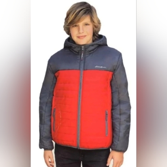 Eddie Bauer Youth Deer Harbor Reversible Jacket - 10/12 - Picture 1 of 8